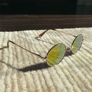 Yellow Mirrored Sunglasses